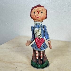 Raggedy Ann Poliwoggs American Art Collectibles Folk Art Figurine